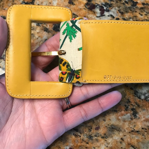 Rare Vintage Floral Gucci Belt SzXS main image 6